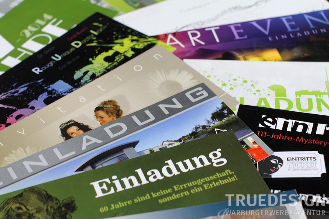 teaser produkte einladungen